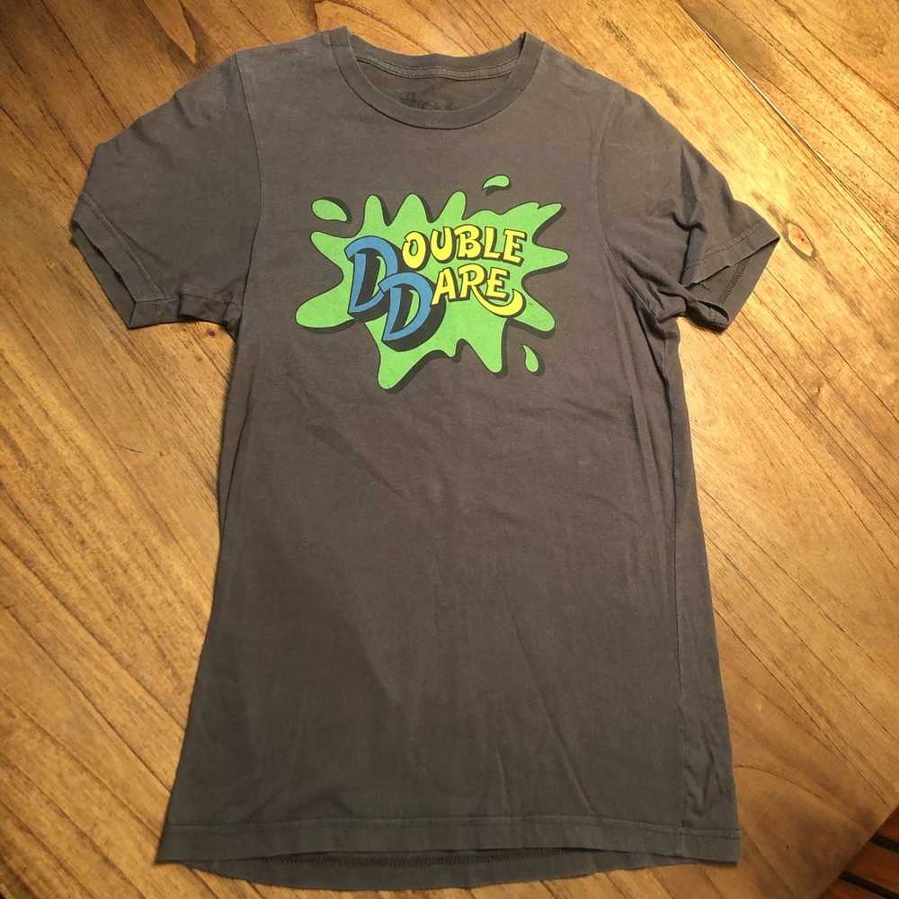 Vintage Nickelodeon Double Dare Graphic Tee Shirt